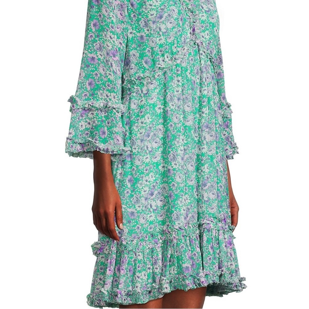 Kobi Halperin-The Everly Dress,in “Ivory/Mauve Multi”, Size Small, NWT from Saks - Picture 4 of 16